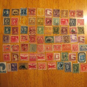 Assortment of 1800's through 1940's Stamps 123 in all